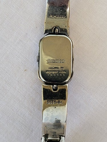 Vintage Hexagonal Womens Seiko IN00-6R90 560556 30E6-B.1 Gold Tone As Is Parts - Picture 3 of 7