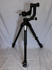 Monfrotto 055xb 3 Section Aluminum Tripod with Long Lens Gimbal Head