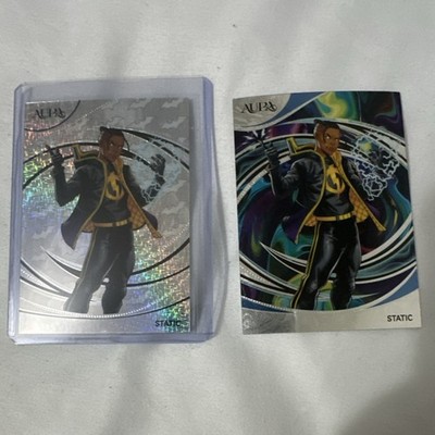 KAKAWOW AURA DC Static Serial Numbered Trading Card Lot (2) ADC-IBF-27 ADC-B-27 