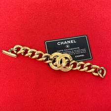 CHANEL COCO Mark bracelet Gold Plated gold 74...