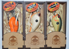 3 lures water wood bass crankbaits cute pig deep assortment fire craw pearl moon