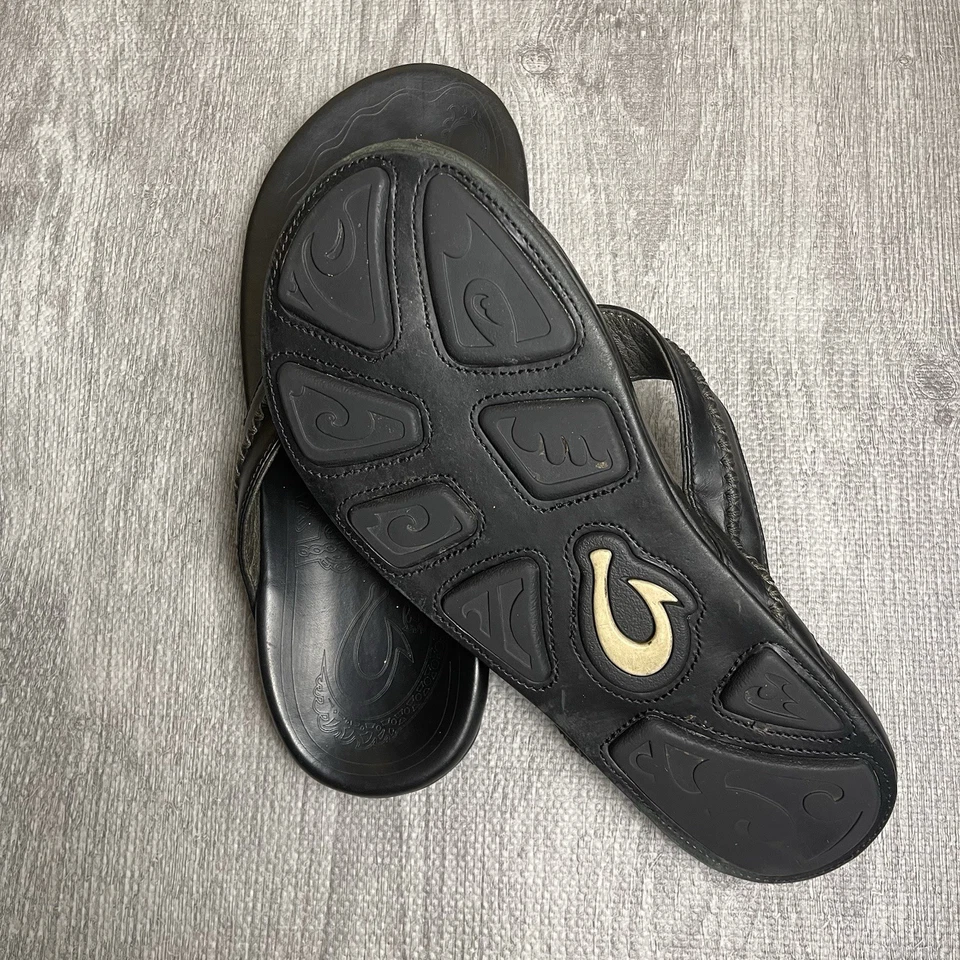 OluKai Mea Ola talla 11 para hombre - negro Foto 2 de 4