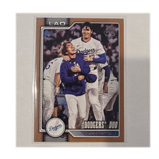 Topps 2026 Series 1 Gold Dodgers Duo Ohtani Yamamoto #265 Serial /2026