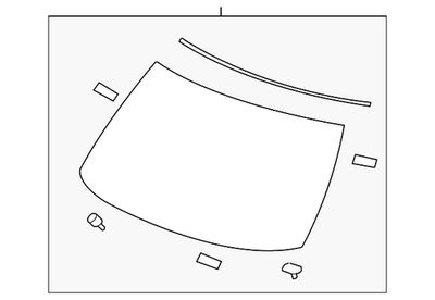 #ad Genuine Nissan Windshield G2700 1EA3A $1102.24