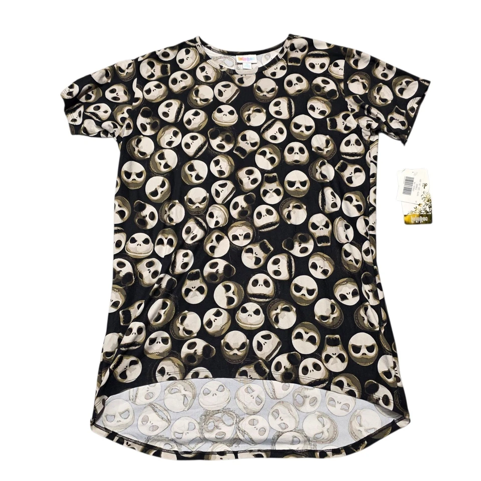 Top Lularoe Disney Pesadilla antes de Navidad Gracie Jack Skellington Niñas 14 Foto 2 de 4