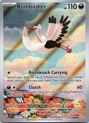 Bombirdier 219/198 Scarlet & Violet Base Set Illustration Rare Holo