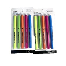 Cricut Infusible Ink Pen Markers Neons Set Of 2 New 1.0 And 0.4