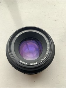 MINOLTA 50mm F/1.7 MD Manual Focus Standard Lens - fungus