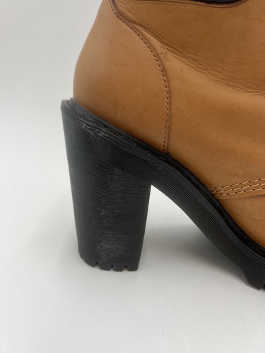 Stivali Dr Martens Persephone Uk7 donna marrone tacco alto plateau pelle chucky - Foto 13 di 18