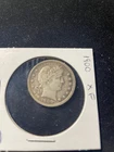 1900-s Barber Quarter.  Natural Uncleaned.  XF.
