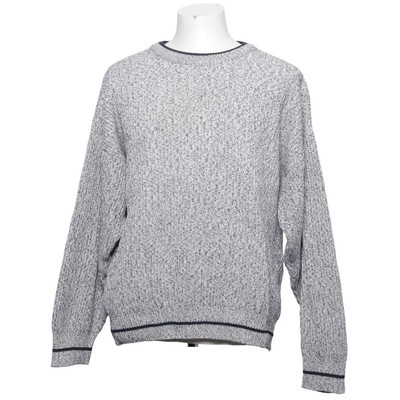 Sebago Marine Classics, Strickpullover, Größe: L, Grau/Weiß, Fischgräte #H03