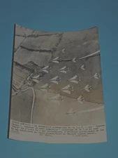 4 ) 07061974 PHOTO PRESSE PATROUILLE DE LA R.A.F FLECHES ROUGES LIGHTNING MK 3s