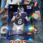 2025 Topps Chrome Football NFL Jaxson Dart RC 1975-25 Refractor Giants SP