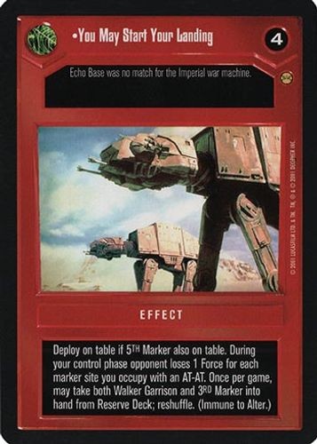 You May Start Your Landing - Tatooine - Star Wars CCG - Picture 1 of 6