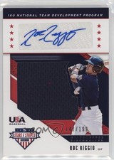 2019 Panini USA Baseball Stars & Stripes Jerseys 147/199 Roc Riggio Auto 0ot5