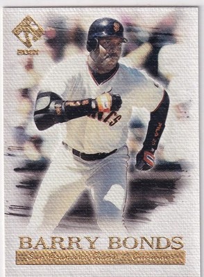 BARRY BONDS PACIFIC PRIVATE STOCK ARTIST'S CANVAS GIANTS #18 2001 01