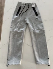 Nike Sportswear Tech Fleece Open-Hem Sweatpants HJ6533-063 Mens Size XS