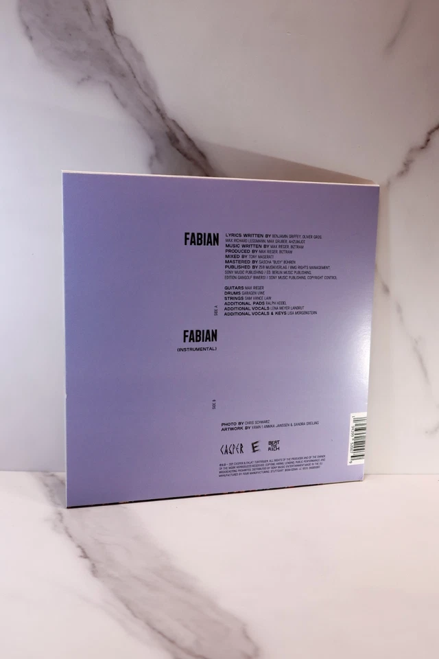 CASPER - Fabian (7Inch) Limited Vinyl Edition Signiert NEU - Bild 2 von 2