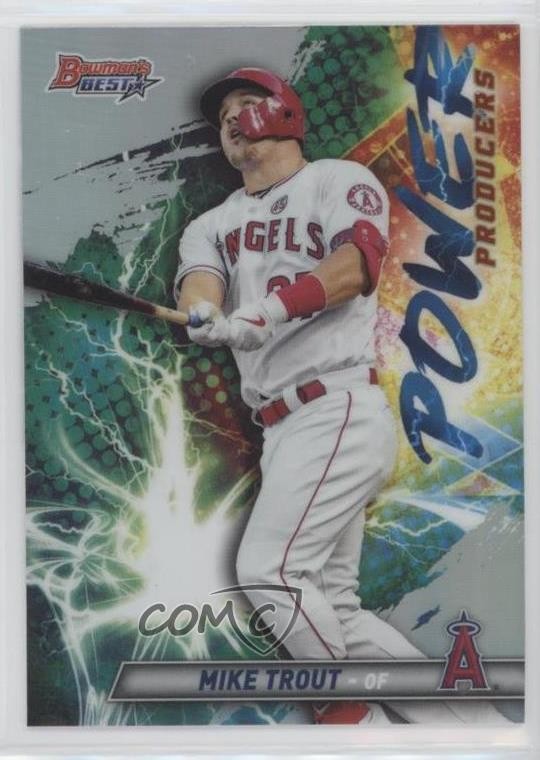 2019 Bowman's Best Power Producers Mike Trout #PP-MT 0jf4
