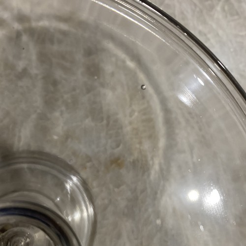 EAPG 8” Round Clear Glass Pedestal Cake Bakers Stand - Picture 8 of 20