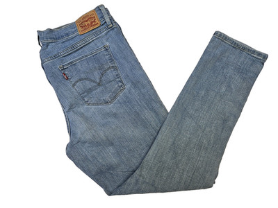 Levi's 311 Shaping Skinny Jeans Hellblau Damen W33 L28 Stretch Denim Freizeit