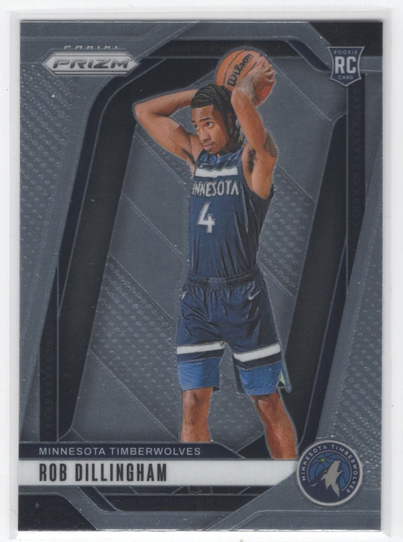 #250 2024-25 Prizm BASE Rob Dillingham RC Timberwolves