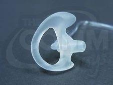MOLDED EAR GEL INSERT TIP FOR ACOUSTIC TUBE - CLEAR LEFT XSMALL EARPIECE RADIO