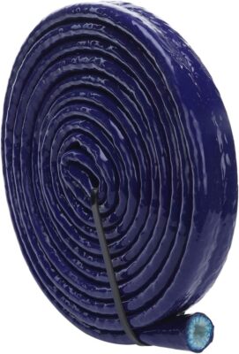 3/4'' ID Blue Silicone Coated Fiberglass Heat Shield Fire Sleeve insulation Tape