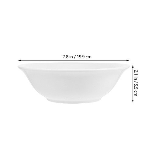 2 Pcs Ceramic Rice Bowl Porcelain Serving Bowls for Entertaining - Picture 8 of 12