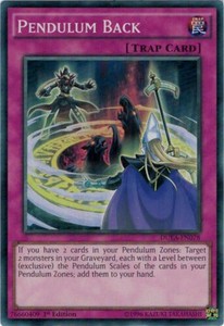 Pendulum Back - DUEA-EN078 - Super Rare - 1st Edition x3 - Near Mint