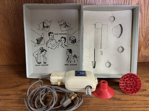 Vintage CHIC HOME Model 650 Electric Massager Vibrator WORKING In Box - Picture 8 of 11
