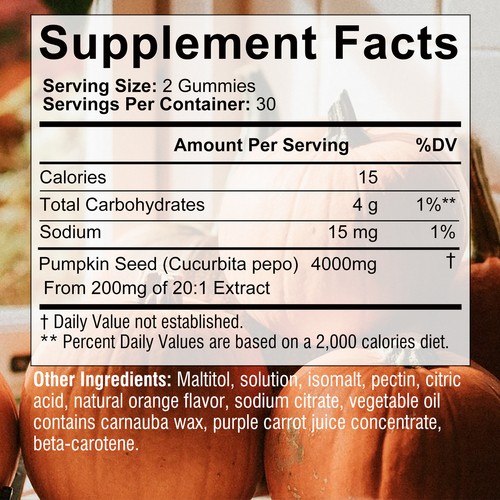Pumpkin Seed Oil 4000mg - Mens Health, Hair Growth, Urinary & Bladder Support - Bild 2 von 9