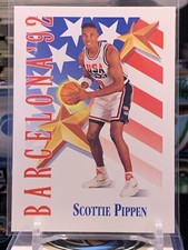 Scottie Pippen - 1992 SkyBox USA Dream Team Barcelona #537 JH 8T