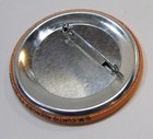 Ask Me About My Fuzzy Navel Dr McGillicuddys Peach Schnapps 2" Orange Pin Button — photo 2