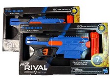 2 NERF Rival Finisher XX-700 Blaster Quick Load Magazine Spring Action 90 FPS