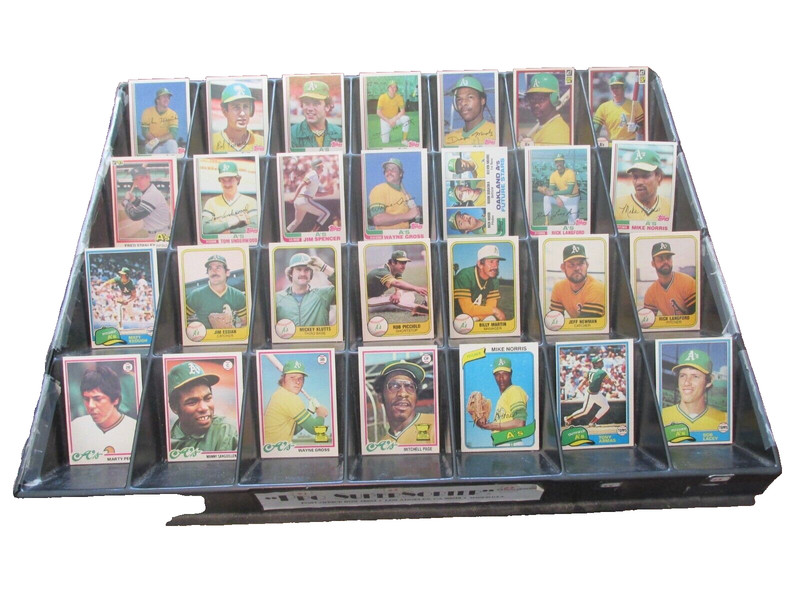 OAKLAND ATHLETICS (364) CARD VINTAGE  LOT 1978 THRU 1995 NO DUPS SEE SCANS