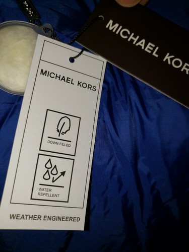 Michael Kors New Men’s full zip Sleeveless Hooded Down water repellent Jacket XL - Picture 10 of 12