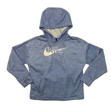 Nike Hoodie Girls Youth S Small Evening Standard Fit Fleece Lined Thumbholes