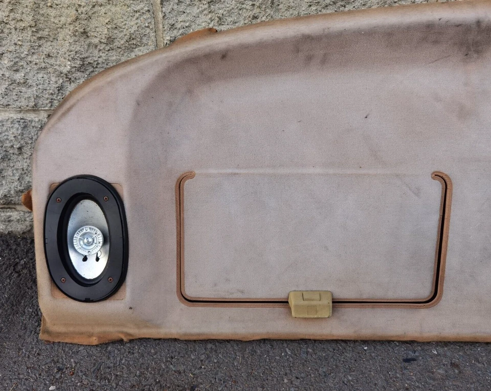 86-91 MERCEDES BENZ W126 560SEL SE/SD/L/SEL SEDÁN CUBIERTA TRASERA ALFOMBRADA OEM Foto 2 de 4