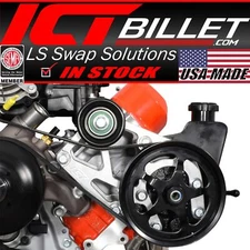 ICT Billet LT Truck L87 L84 2019 & up - Saginaw Power Steering Pump Bracket Kit