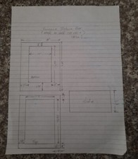 18 x 28.5 x 12 tall furnace stand return air box duct hvac