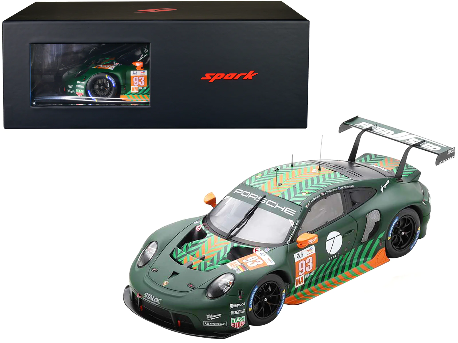 Porsche 911 RSR-19 #93 Michael Fassbender - Matt Campbell - 1/18 Model Car