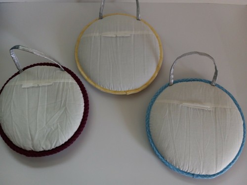 Set Of 3 Adorable Soft Plush Alien Monster Nursery Wall Hangings - Picture 5 of 9