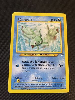 REMORAID COMMON - POKEMON 80/105 NEO DESTINY EDITION 2 NEU DE