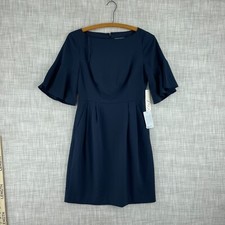 Eliza J. Midi Dress Womens 2 Blue 1328