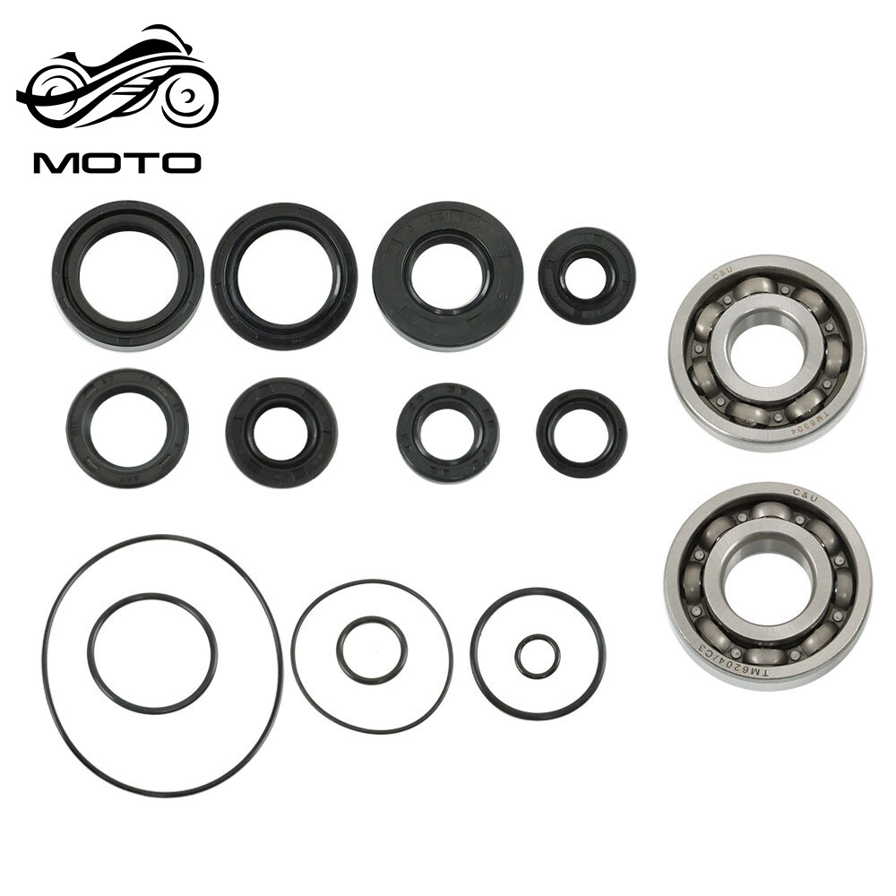 For Yamaha YZ85 Engine Bottom End Rebuild Kit Gaskets Crankshaft Seals