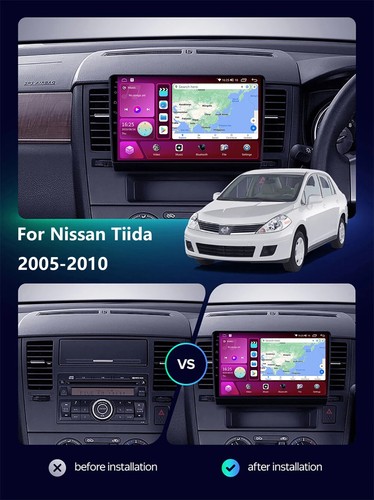 For Nissan Tiida C11 2005-2010 Android CarPlay Car Radio GPS Video Player Screen - Picture 15 of 32