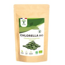 Chlorella Bio en Comprimés - Conditionné en France - Vegan - 600 comprimés