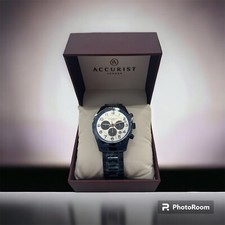 Accurist 7409 Chronograph Mens Quartz Metallic Blue Watch