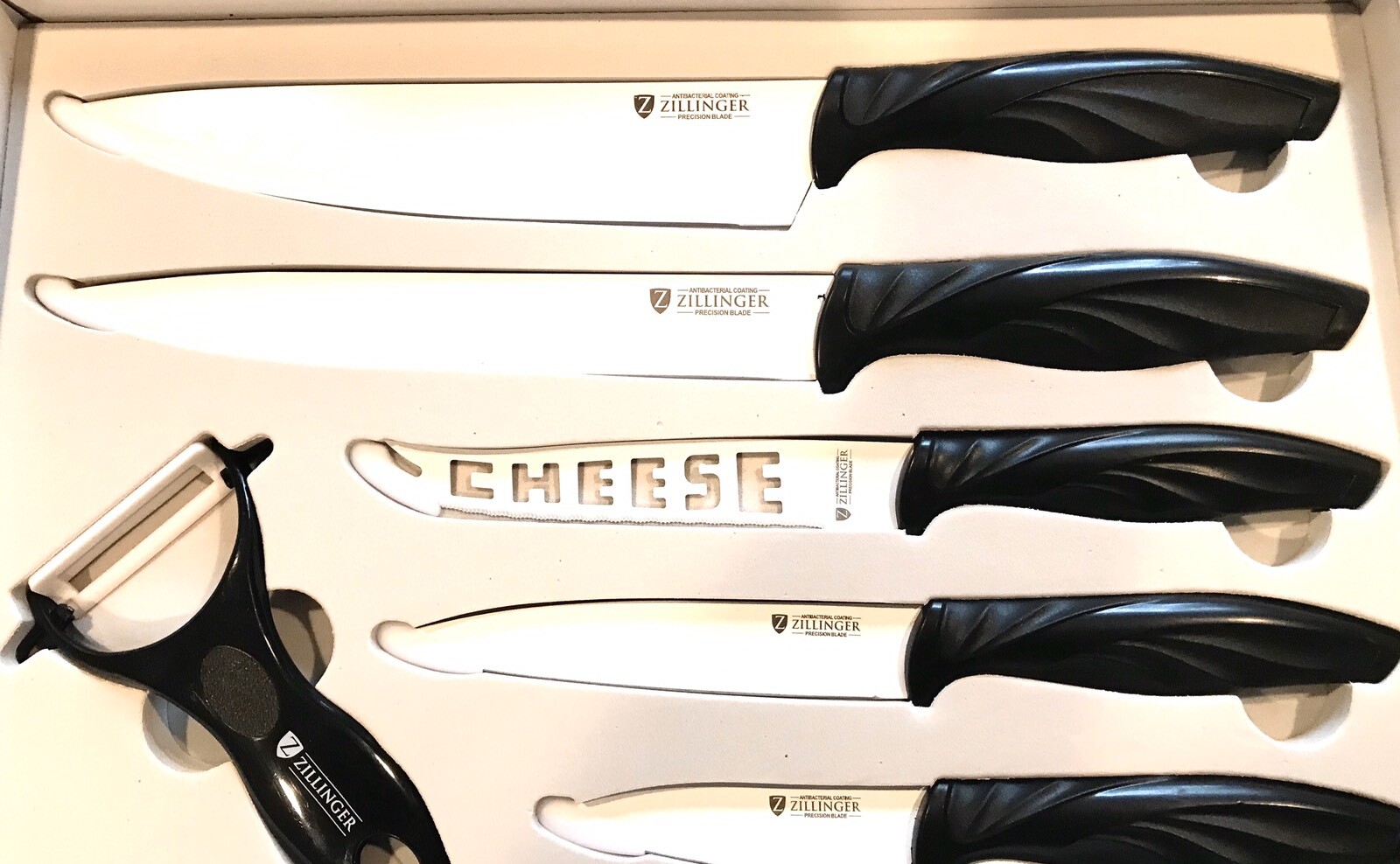 Set 6 Zillinger Switzerland Table Kitchen Knife Knives Presentation